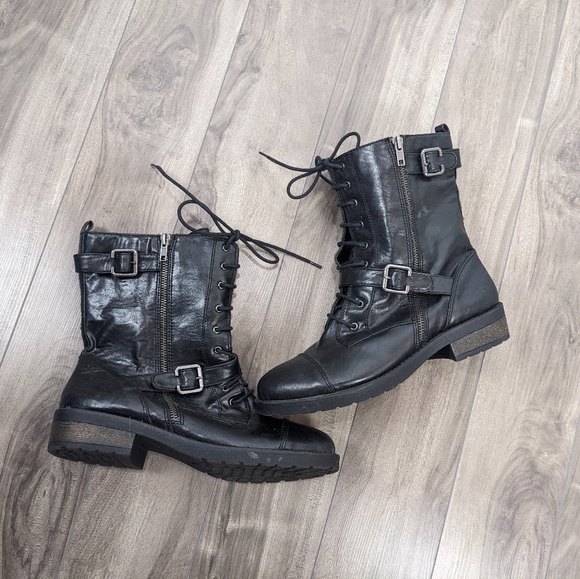 mountain sole Shoes - 5/$25 Mountain Sole Black Vegan Combat Boots Size 10